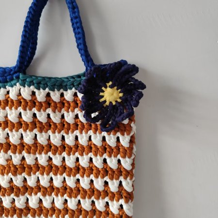 Sacs à main pour femmes style vacances, tissés à fleurs et couleurs assorties 2
