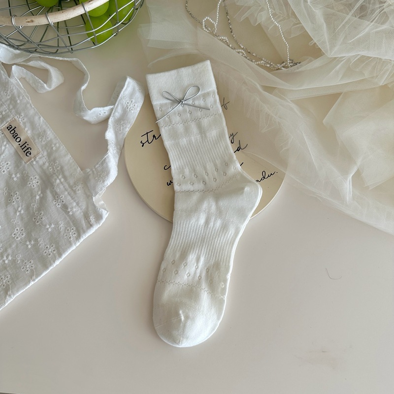 Chaussettes Mi-Mollet Unies Basiques Pour Enfants