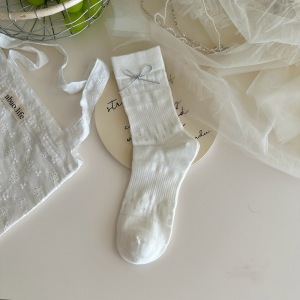 Chaussettes Mi-Mollet Unies Basiques Pour Enfants h5