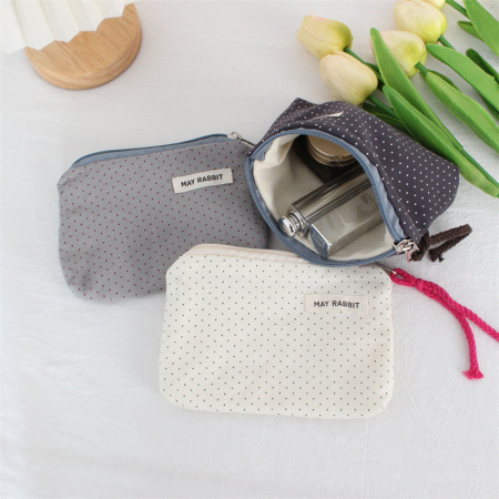 Trousse de maquillage pour femme Simple Series Daily Heart à pois 2
