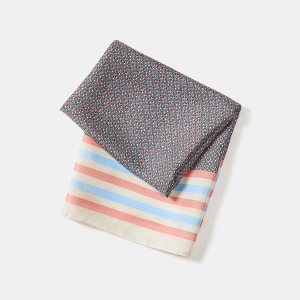 Écharpes D'Été Pour Femmes Simple Series Daily Stripe De Couleurs Mélangées h5 Image4
