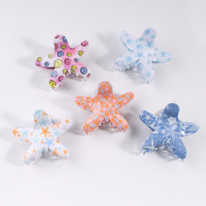 Pinces À Cheveux En Pvc, Motif Papillon Et Étoile De Mer Souriants, Style Océanique Mignon Et Simple h5 Image4
