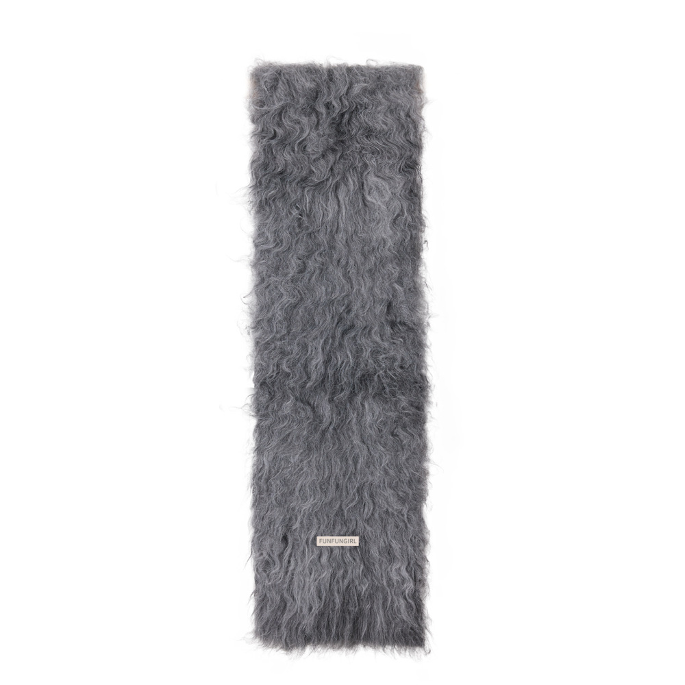 Écharpes D'Hiver En Laine Pour Femmes, Collection Simple Series Daily Color Gradient Color 