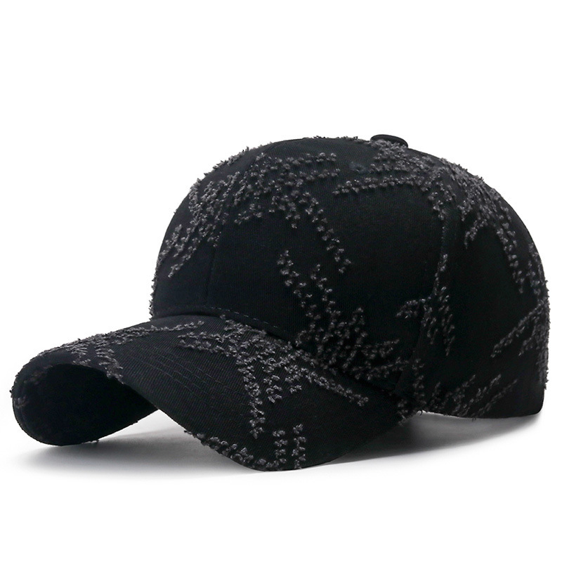 Casquette De Baseball Unisexe En Coton À Forme Géométrique Décontractée De La Série Simple 