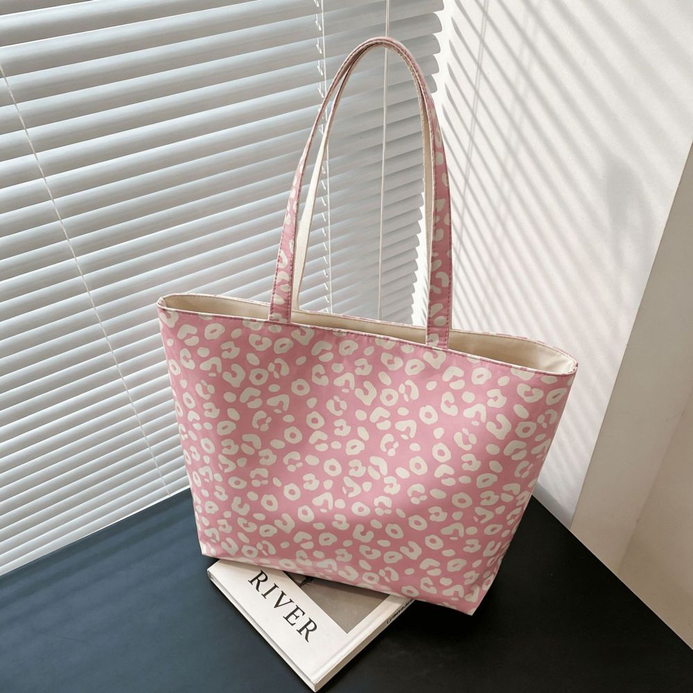 Sac Cabas Femme En Pvc Imprimé Léopard Style Streetwear Image4