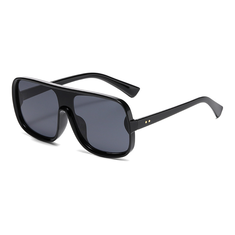 Lunettes De Soleil Unisexes Simple Series, Décontractées, Unies Et Dégradées 