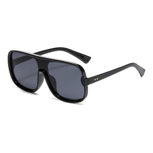 Lunettes De Soleil Unisexes Simple Series, Décontractées, Unies Et Dégradées h5 