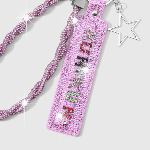 Breloques Pour Sac Femme En Alliage De Couleurs Assorties, Collection Simple Series Sweet Letter h5 Image5