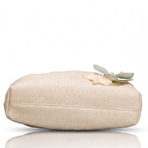 Sac Oreiller Femme En Paille Tissée À Fleurs Style Océanique h5 Image3