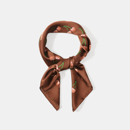 Écharpes d'été pour femmes à motif cerises mignonnes de la collection Simple 2