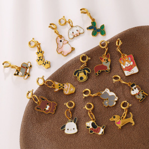 Pendentifs Pour Femmes Simple Series Daily Cut Animal En Acier Inoxydable Étanche Couleur Or h5 Image2