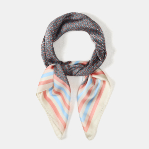 Écharpes D'Été Pour Femmes Simple Series Daily Stripe De Couleurs Mélangées h5 Image3