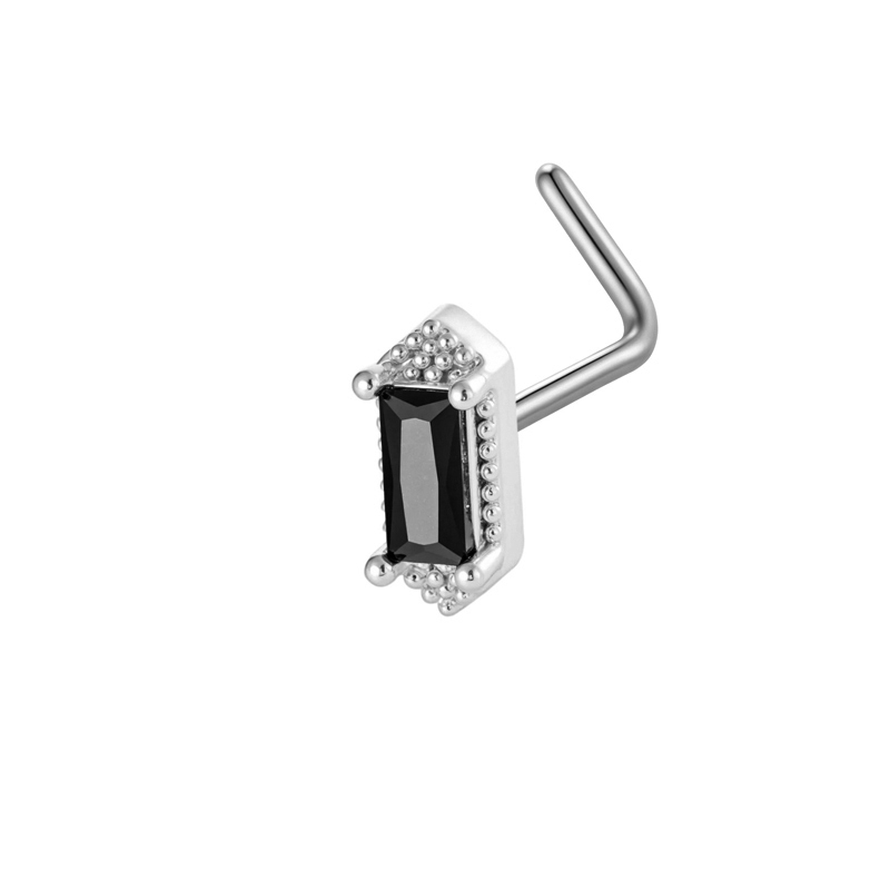 Piercing De Nez Pour Femme, Motif Cœur Simple, Couleur Cuivre Doré Et Zircon. 