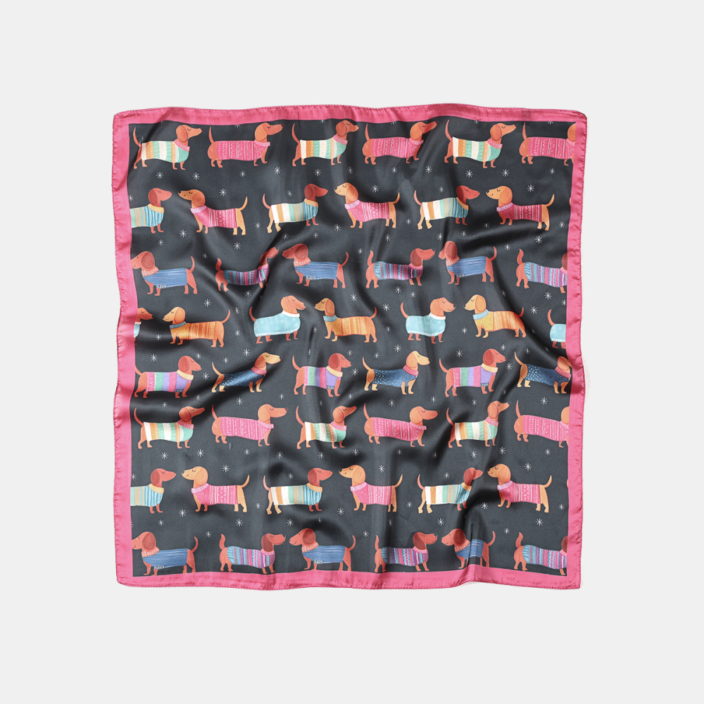 Écharpes D'Été Pour Femmes, Collection Simple, Motif Animaux Mignons h5Image4