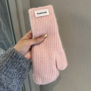 Gants En Coton Uni Couleur Quotidienne Simple Series Pour Femmes h5 