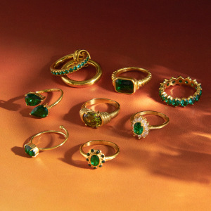 Bagues Pour Femmes Luxueuses, Style Rétro, Rectangulaires Et Elliptiques, En Acier Inoxydable Étanche, Couleur Or, Serties De Zircon. h5 Image2