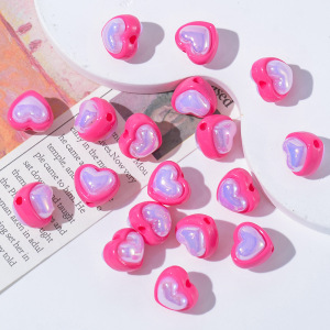 1 Perle De Bijou En Acrylique En Forme De Cœur h5