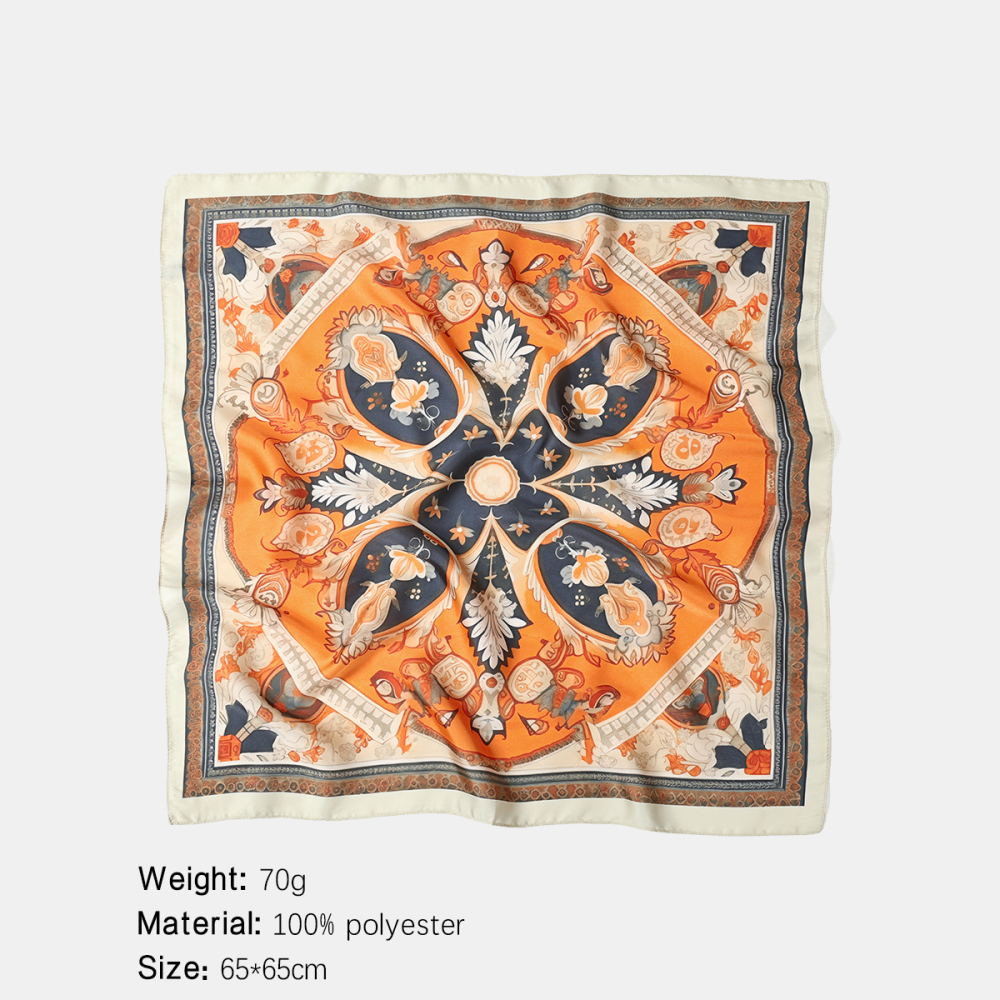 Écharpes D'Été Pour Femmes, Collection Luxueuse, Motif Cachemire Rétro, Forme Géométrique Image2