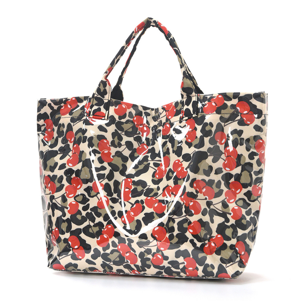 Sac Cabas Femme En Pvc Imprimé Léopard Style Streetwear 