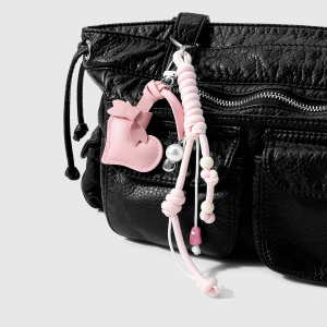 Breloques De Sac Pour Femmes En Alliage, Nœud Papillon Et Cœur, Collection Simple Series Daily h5 Image5