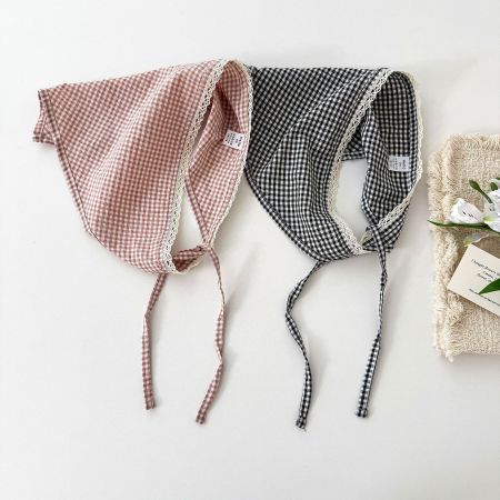 Écharpes d'été pour femmes en polyester à carreaux mignons de la collection Simple Series