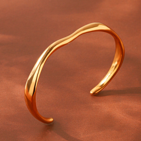 Bracelets manchettes étanches en acier inoxydable Daily Lines pour femmes