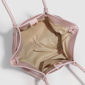 Sac Oreiller Femme Style Minimaliste Avec Finitions Métalliques, Couleur Unie h5 Image5