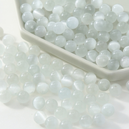 1 sachet de perles de verre à dégradé de couleurs pour bijoux (10 perles par sachet) 2