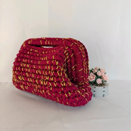 Pochettes pour femmes en polyester tissé uni, style parisien chic 2