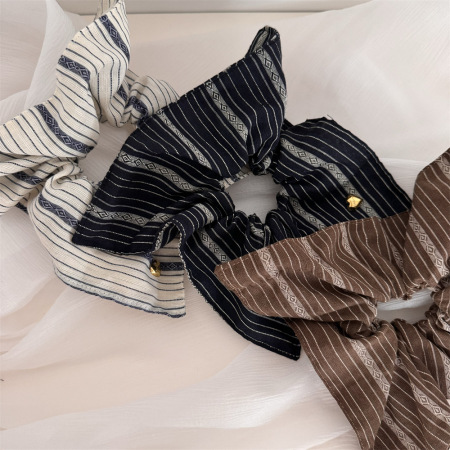 Chouchous en tissu à rayures quotidiennes de la série Simple 2