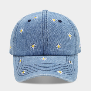 Casquette De Baseball Unisexe En Polyester À Fleurs Décontractées De La Série Simple h5 Image4