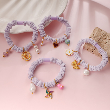 Chouchous pour femmes avec pendentif en acier inoxydable 2