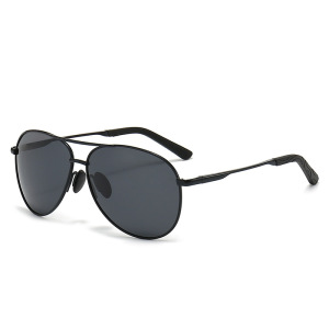 Lunettes De Soleil Quotidiennes À Monture Métallique De La Série Simple h5 