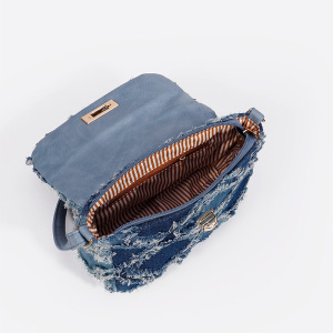 Sac Carré Pour Femme En Polyester, Style Décontracté, Matelassé, Patchwork, Pompons, Coloris Uni Et Multicolore, Forme Géométrique. h5 Image3