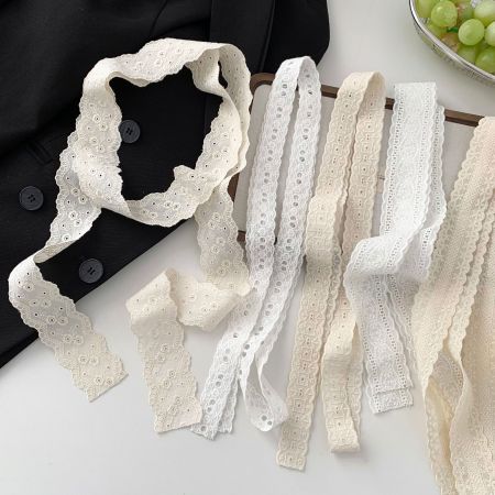 Écharpes d'été pour femmes en polyester ajouré, collection romantique Sweet Flower 2