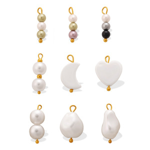 Pendentifs En Perles En Forme De Lune Pour Femmes h5 Image5