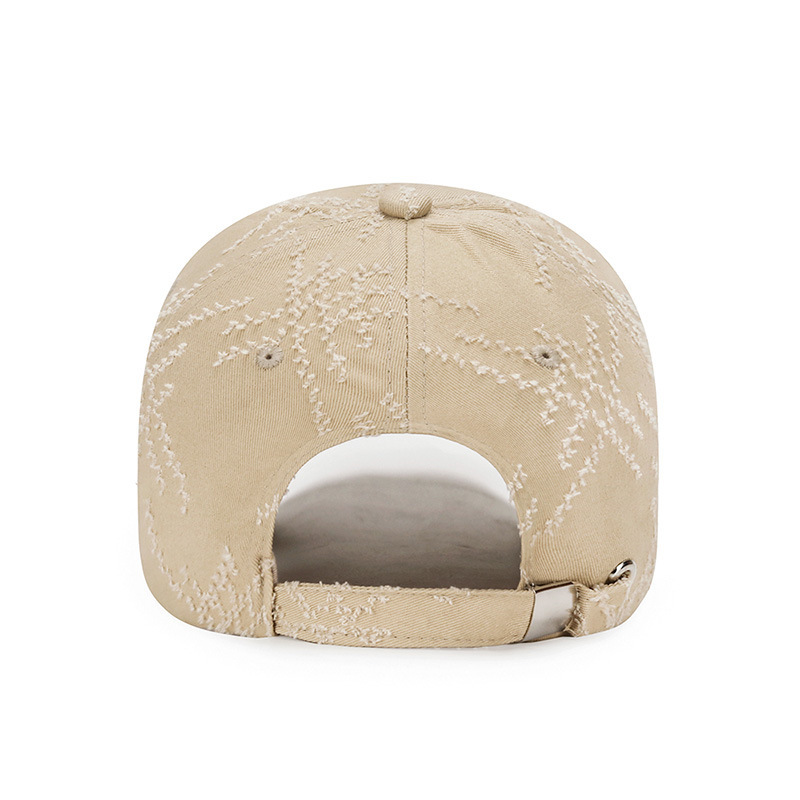 Casquette De Baseball Unisexe En Coton À Forme Géométrique Décontractée De La Série Simple Image3