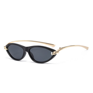 Lunettes De Soleil Torsadées Rétro Simple Series Couleur Unie h5 