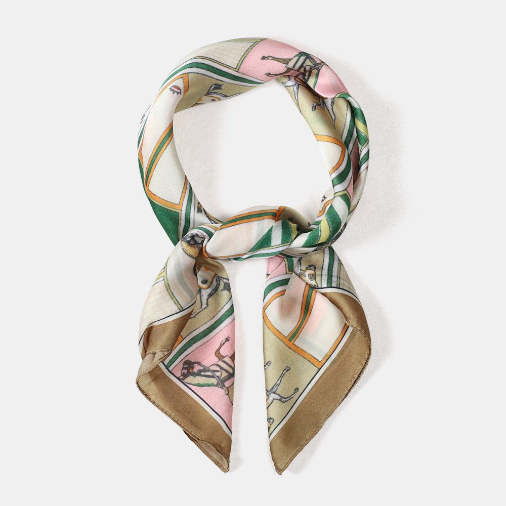 Écharpes D'Été Décontractées Pour Femmes, Motif Poney Multicolore, Collection Simple Series h5Image3