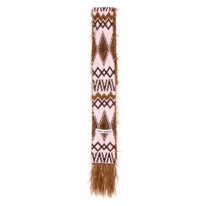 Écharpes D'Hiver Pour Femmes, Style Bohème Ethnique, À Pompons, Couleurs Et Formes Géométriques Mélangées h5 