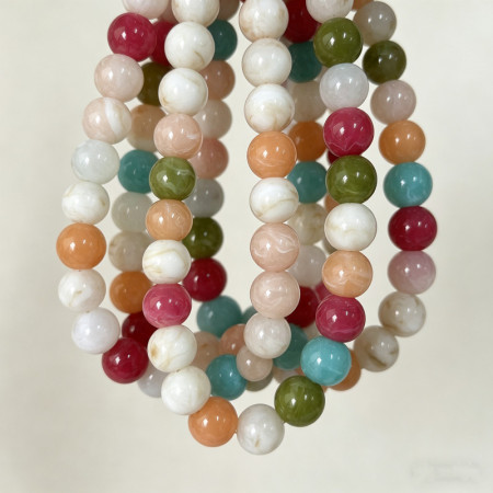 1 perle acrylique dégradée pour bijoux (20 mm)