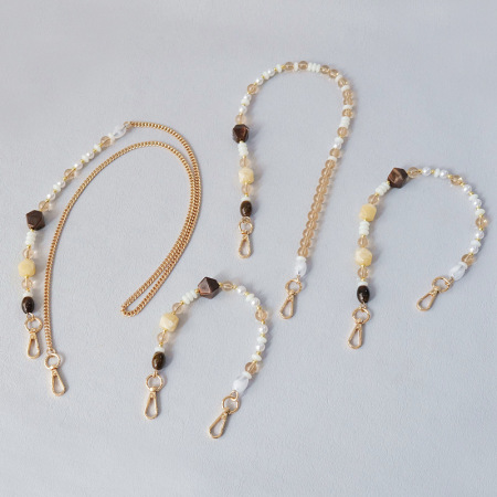 Chaîne De Perles Rétro Simple Series En Acrylique Pour Sac Ou Téléphone