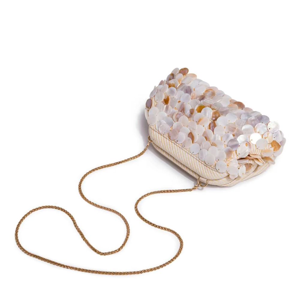 Sac À Oreiller Pour Femme, Style Soirée, Couleur Unie, Tissé, Motif Coquillages. Image3