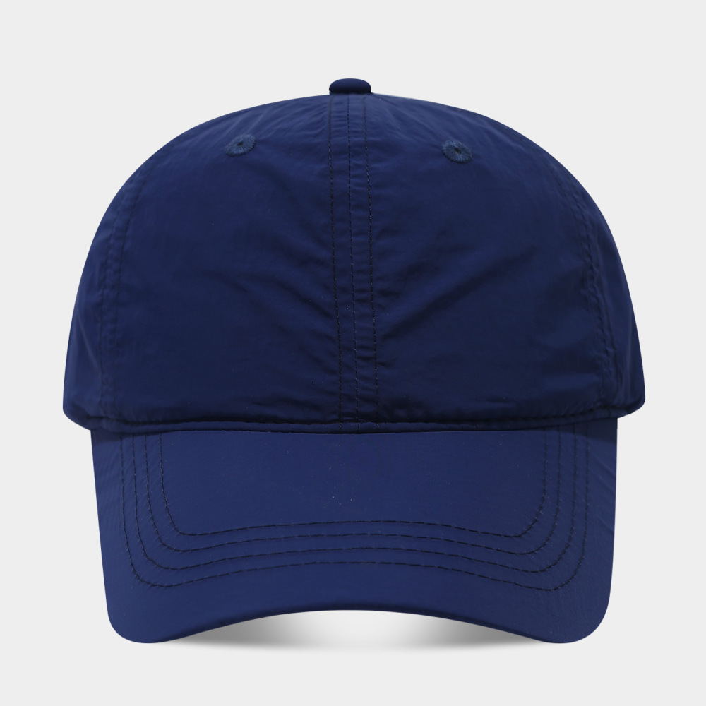 Casquette De Baseball Simple Series Daily En Tissu À Séchage Rapide, Couleur Unie. h5Image3