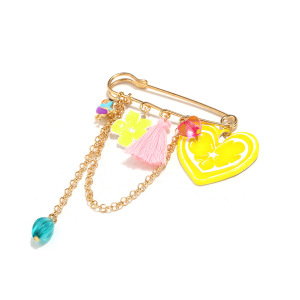 Broches En Alliage Sweet Heart De La Série Romantique h5 Image4
