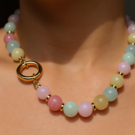 Colliers de perles pour femmes de la collection Simple Series Sweet Glaze Beads