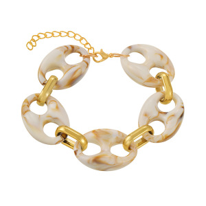 Bracelets À Chaînes En Résine Style Punk Pour Femmes h5 