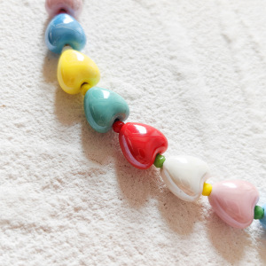 Colliers De Perles Pour Femmes Sweet Heart Ceramics h5 Image3