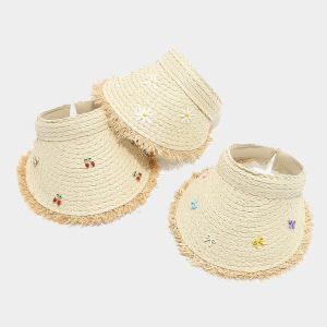 Chapeaux Pour Femmes En Raphia Tissé, Couleur Cerise Unie, Avec Nœud Floral Décontracté Et Style Simple, Collection Simple Series h5 Image5