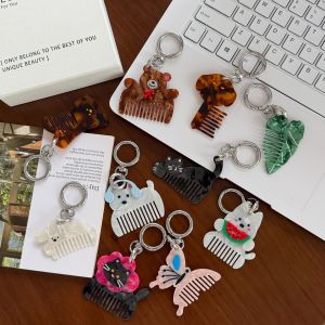 Porte-Clés Et Mini-Peignes En Forme D'Animaux Mignons h5 Image2